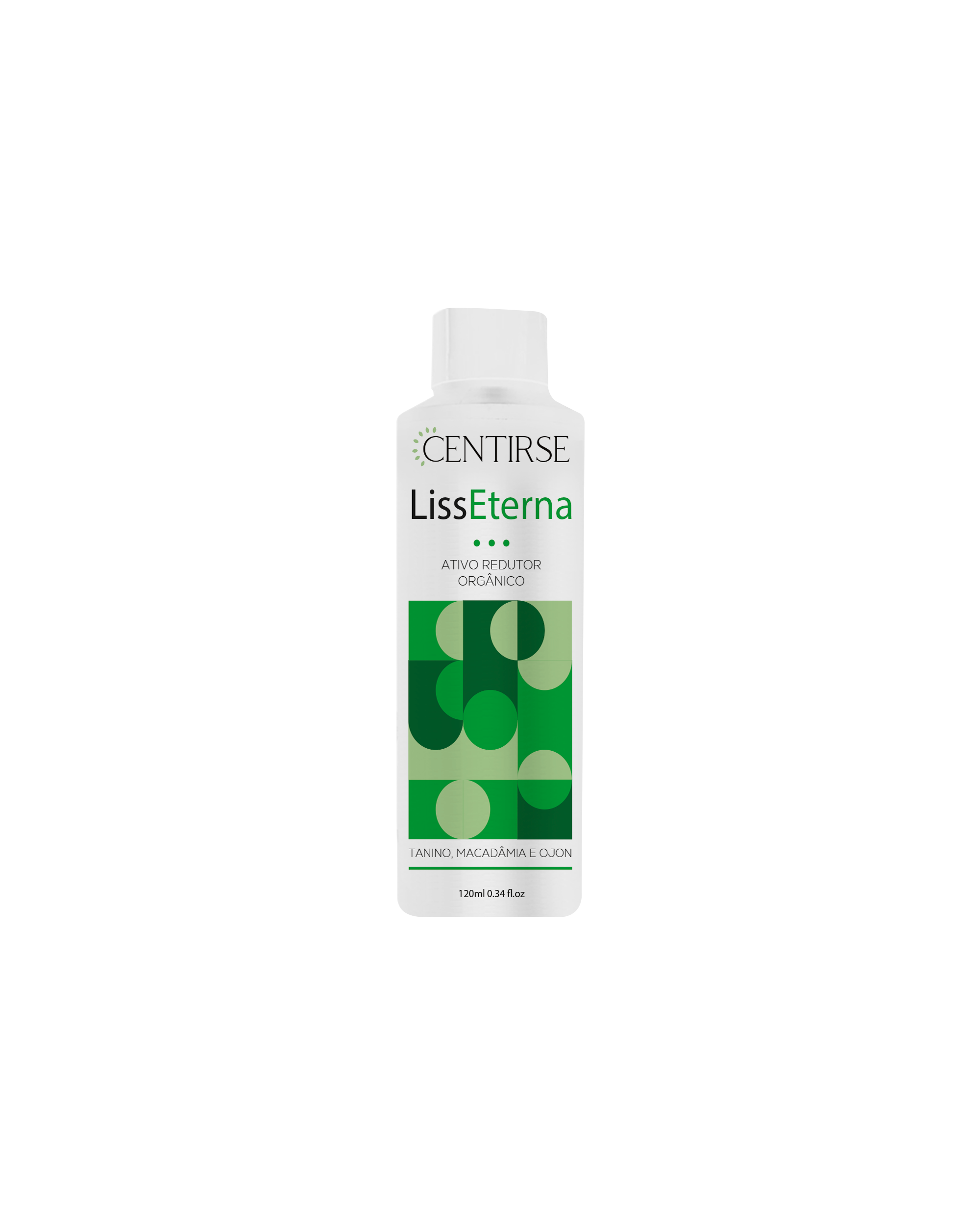 Redutor Orgânica LissEterna Centirse 120ml Kit Profissional Kit Shampoo + Ativo