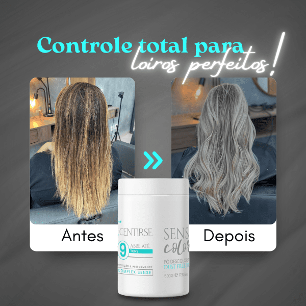 Pó Descolorante Sense Color Dust Free Centirse 500g
